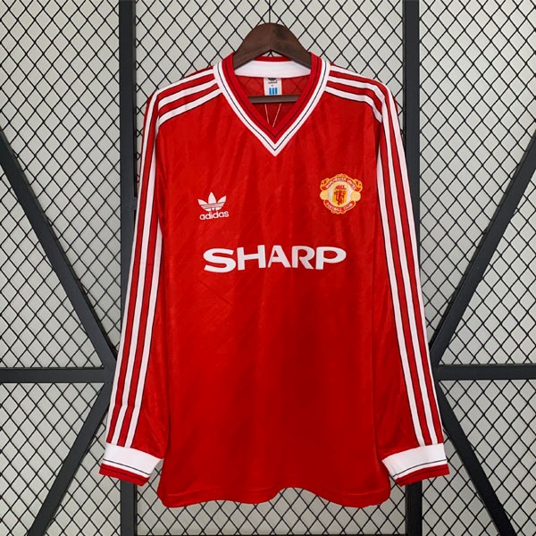 Tailandia Camiseta Manchester United Primera equipo ML Retro 1986 1988